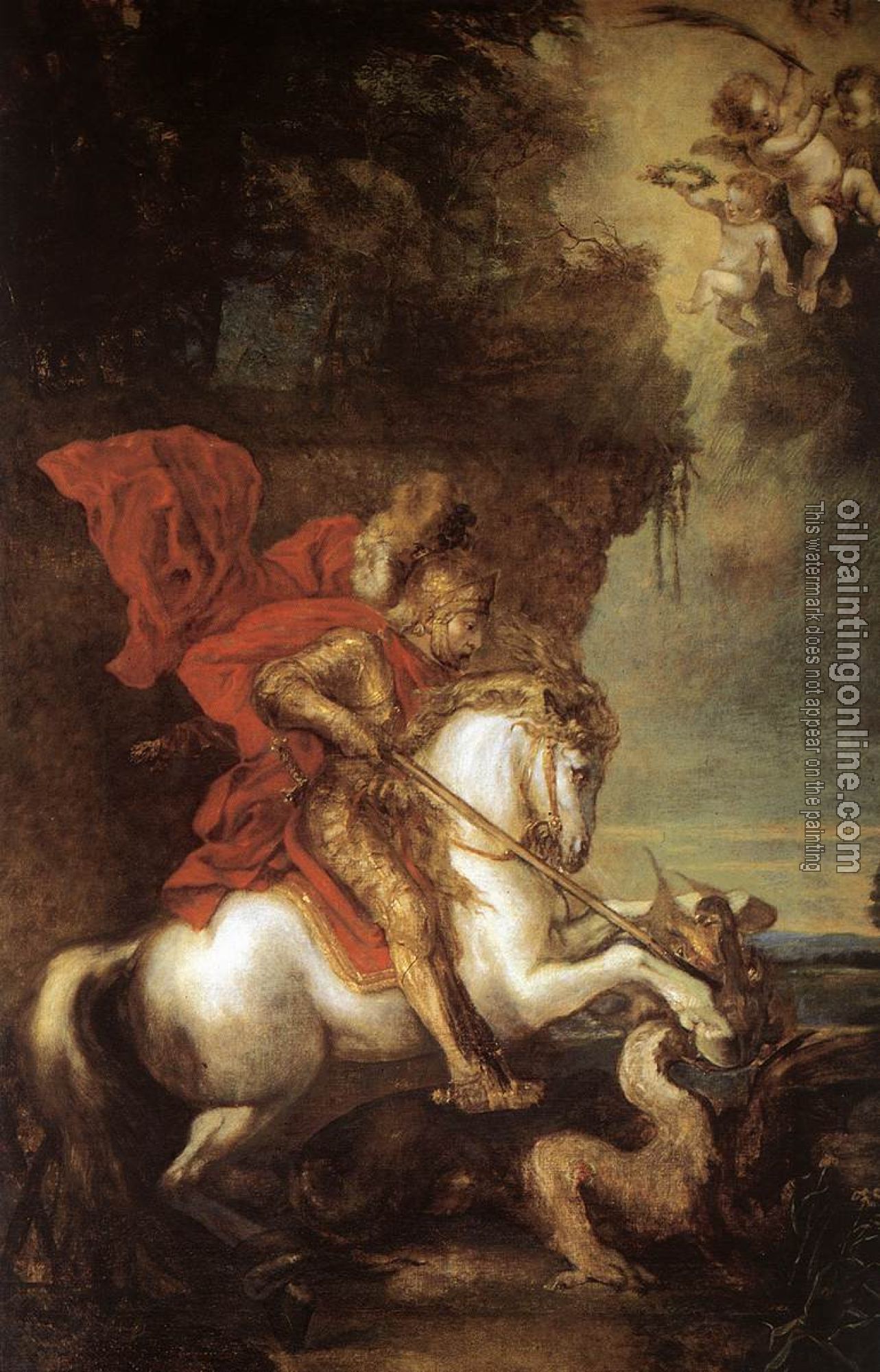 Dyck, Anthony van - St George and the Dragon